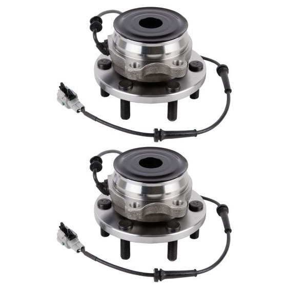 New 2006 Nissan Frontier Wheel Hub Assembly Kit - Front Pair Pair of Front Hubs - RWD Models