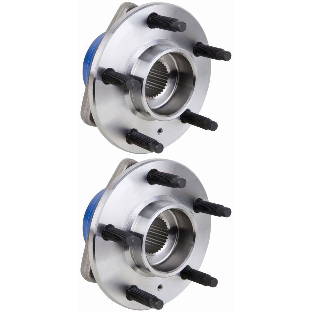 New 2005 Pontiac Montana Wheel Hub Assembly Kit - Front Pair Pair of Front Hubs - Models without ABS