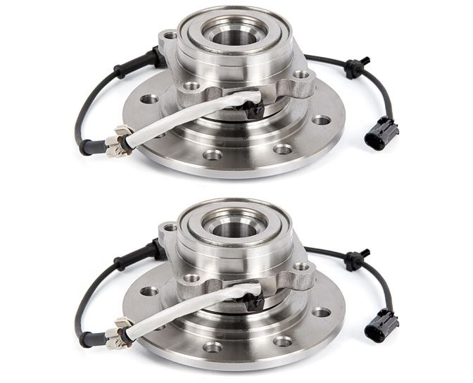 New 1999 GMC Pick-up Truck Wheel Hub Assembly Kit - Front Pair Pair of Front Hubs - K1500 4WD Models with 8 Stud Hub [Old Body Style]