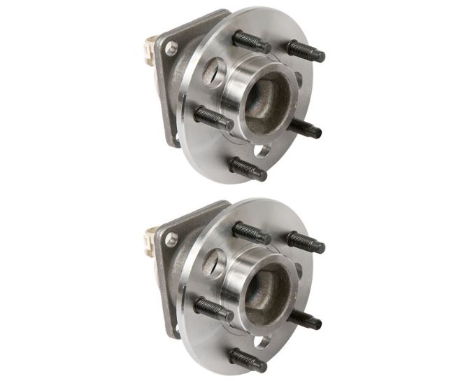 New 1998 Pontiac Trans Sport Wheel Hub Assembly Kit - Rear Pair Pair of Rear Hubs - Drum Brakes with ABS