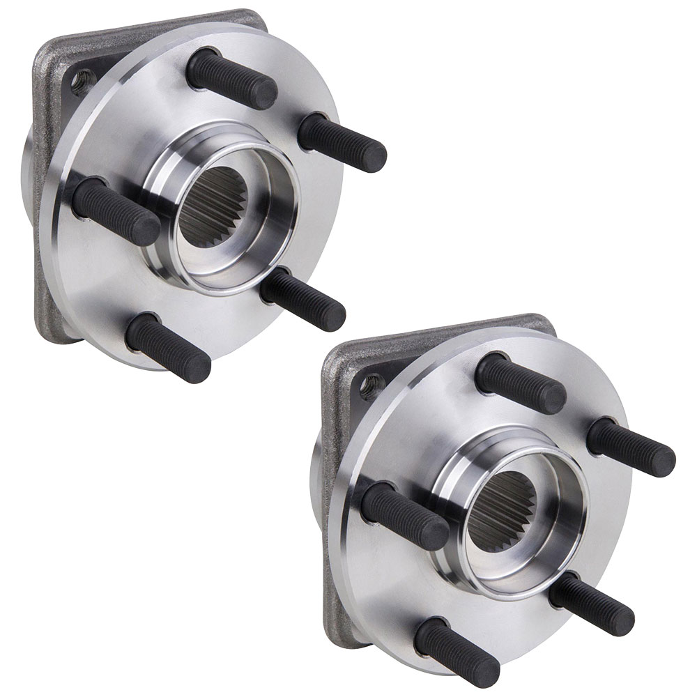 New 1991 Plymouth Acclaim Wheel Hub Assembly Kit - Front Pair Pair of Front Hubs - All Models