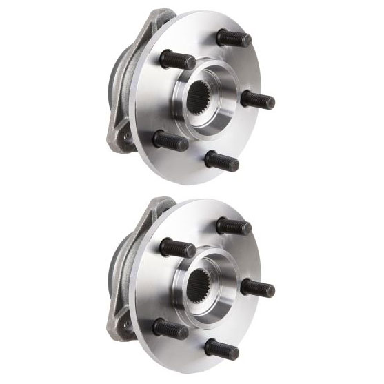New 1989 Jeep Cherokee Wheel Hub Assembly Kit - Front Pair Pair of Front Hubs - 2WD with Composite Disc