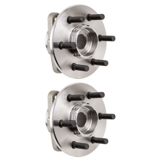 New 2000 Dodge Dakota Wheel Hub Assembly Kit - Front Pair Pair of Front Hubs - 4WD Model with 2-Wheel ABS