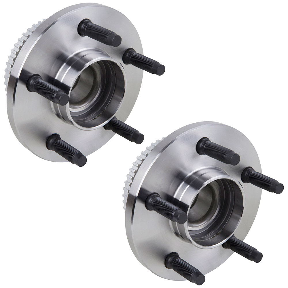 New 1997 Ford Crown Victoria Wheel Hub Assembly Kit - Front Pair Pair of Front Hubs - All Models From Production Date 04/01/97