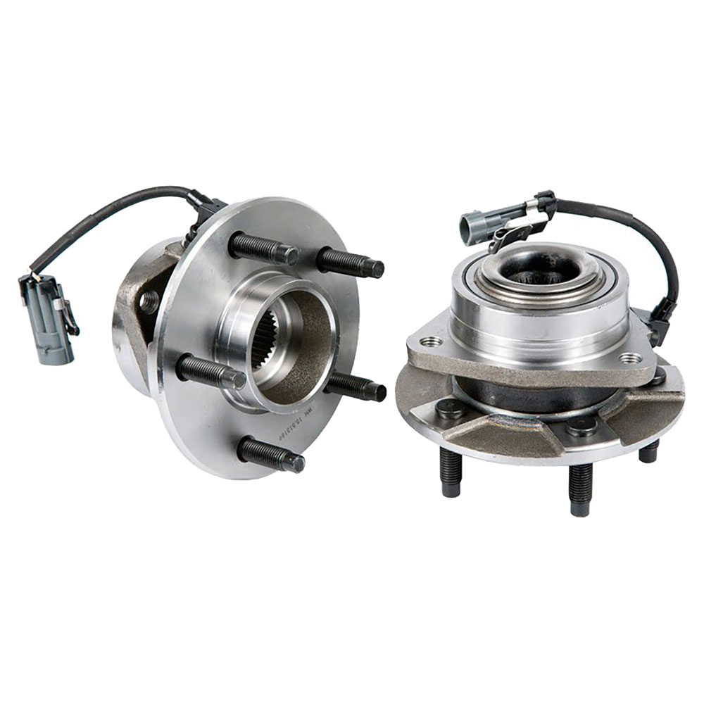 New 2005 Chevrolet Equinox Wheel Hub Assembly Kit - Front Pair Pair of Front Hubs - 4WD Models with ABS