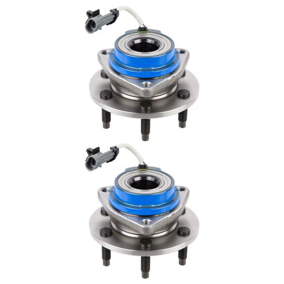 New 2009 Cadillac STS Wheel Hub Assembly Kit - Front Pair Pair of Front Hubs - 4WD Models with 6 stud hub