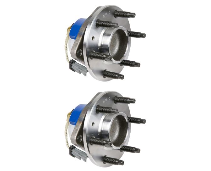 New 2011 Cadillac STS Wheel Hub Assembly Kit - Front Pair Pair of Front Hubs - RWD Models with 6 stud hub