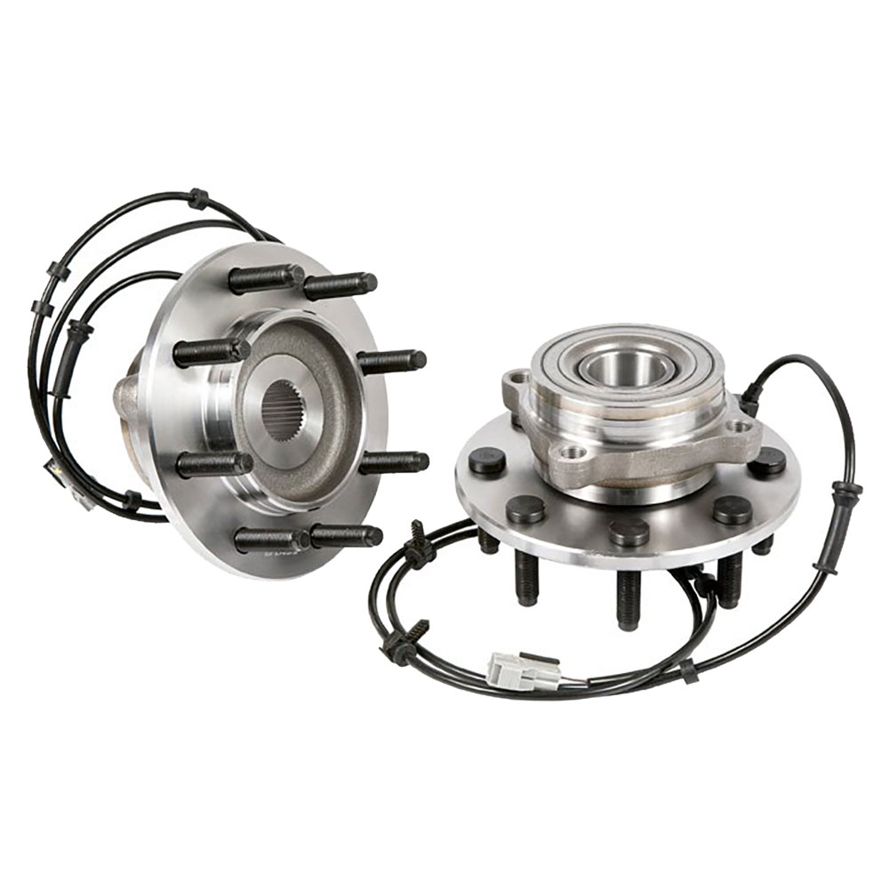 New 2001 Dodge Ram Trucks Wheel Hub Assembly Kit - Front Pair Pair of Front Hubs - 3500 Models - 2WD - Solid Front Axle