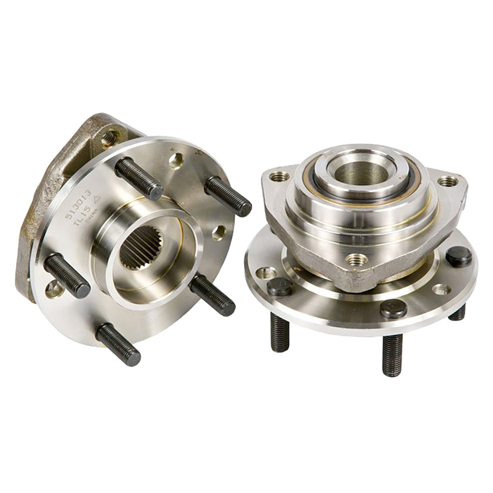 New 1991 Chevrolet Blazer S-10 Wheel Hub Assembly Kit - Front Pair Pair of Front Hubs - Four Wheel Drive - 2 Door Models