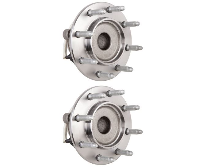 New 2004 Chevrolet Express Van Wheel Hub Assembly Kit - Front Pair Pair of Front Hubs - 2WD 2500 Models [8500 and 8600 lbs Gross Vehicle Weight] with