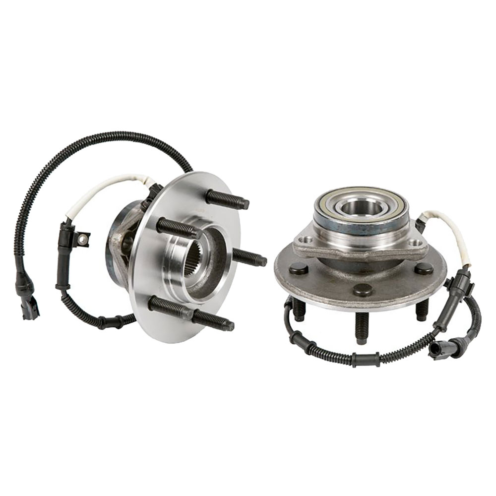 New 2004 Ford F Series Trucks Wheel Hub Assembly Kit - Front Pair Pair of Front Hubs - F150 Heritage 4WD 4 Wheel ABS - 5 Stud Models