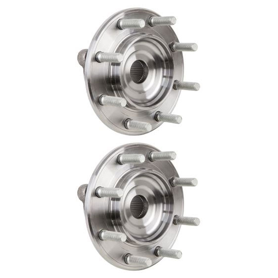 New 2004 GMC Pick-up Truck Wheel Hub Assembly Kit - Front Pair Pair of Front Hubs - 3500 Models with 4 Wheel Drive