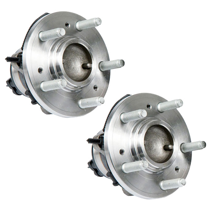 New 2004 Lincoln LS Wheel Hub Assembly Kit - Front Pair Pair of Front Hubs - Base Models