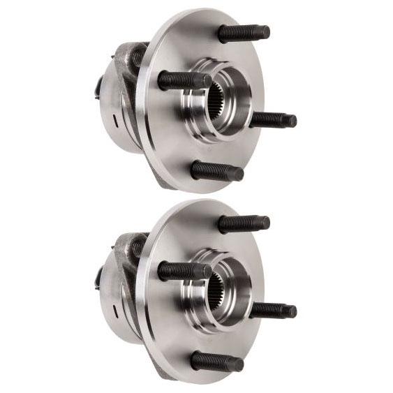New 2006 Chevrolet Cobalt Wheel Hub Assembly Kit - Front Pair Pair of Front Hubs - 4 Lug Wheel with ABS