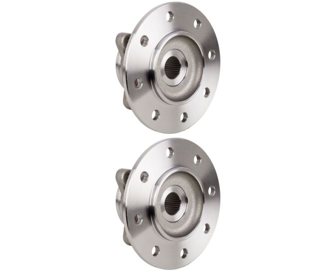 New 1993 Chevrolet Pick-up Truck Wheel Hub Assembly Kit - Front Pair Pair of Front Hubs - Unit without Rotor - K2500 [8600 GVW] 4WD with 8 stud