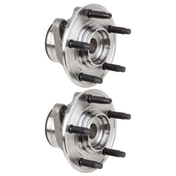 New 2001 Jaguar S-Type Wheel Hub Assembly Kit - Front Pair Pair of Front Hubs - Non-Supercharged Model