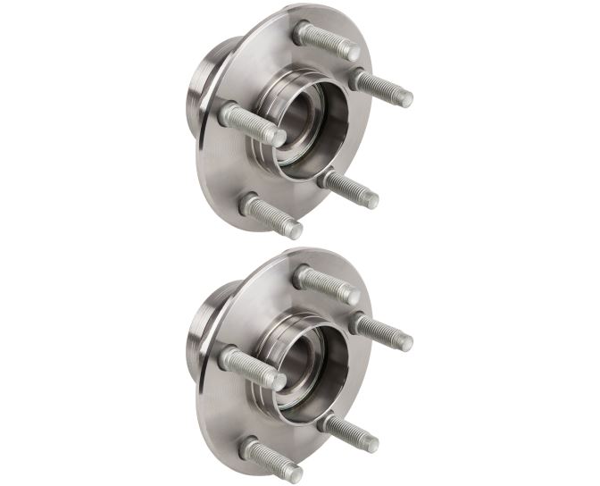 New 1998 Ford Taurus Wheel Hub Assembly Kit - Rear Pair Pair of Rear Hubs - Non-ABS Models w/ Drums