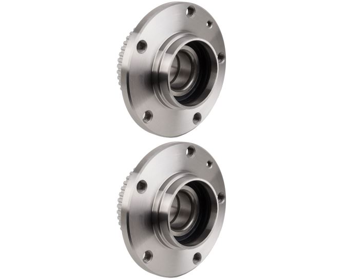 New 1988 BMW 735 Wheel Hub Assembly Kit - Front Pair Pair of Front Hubs - To Feb 1991