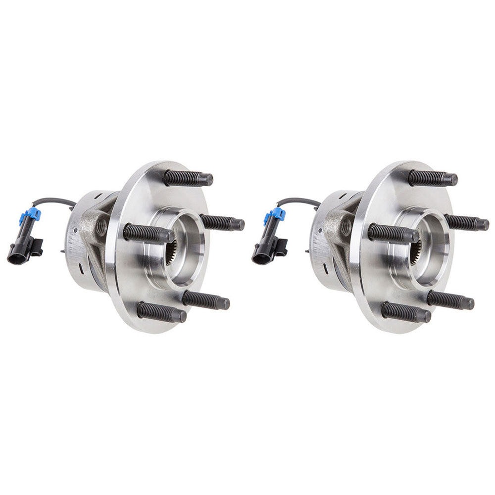 New 2010 Chevrolet HHR Wheel Hub Assembly Kit - Front Pair Pair of Front Hubs - Models with Rear Drum Brakes