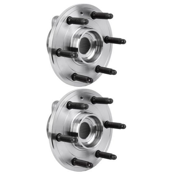 New 2007 Chevrolet Pick-up Truck Wheel Hub Assembly Kit - Front Pair Pair of Front Hubs - 1500 Non-Classic Models with 4 Wheel Drive