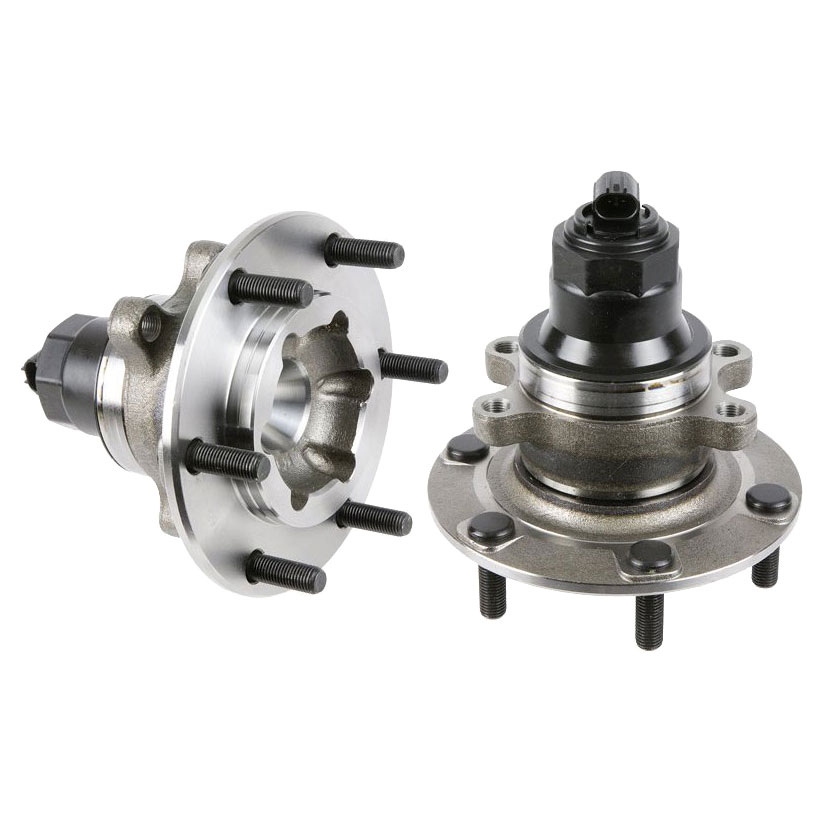 New 2004 Isuzu Rodeo Wheel Hub Assembly Kit - Front Pair Pair of Front Hubs - RWD Models w/ ABS