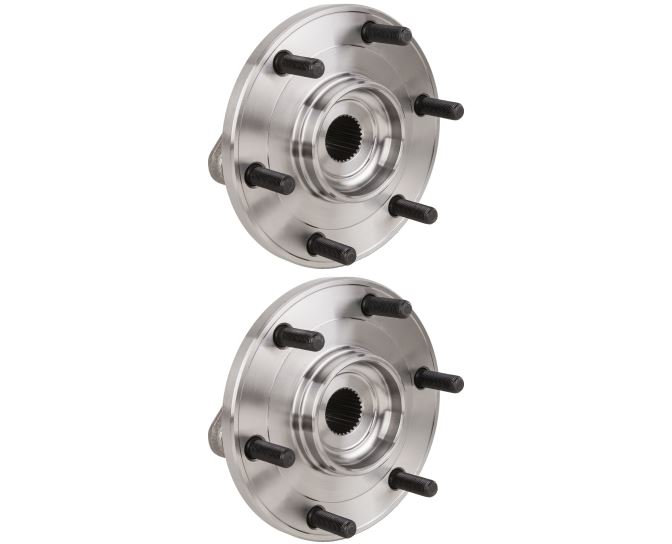 New 2007 Nissan Titan Wheel Hub Assembly Kit - Front Pair Pair of Front Hubs - RWD - To Production Date 03/2007
