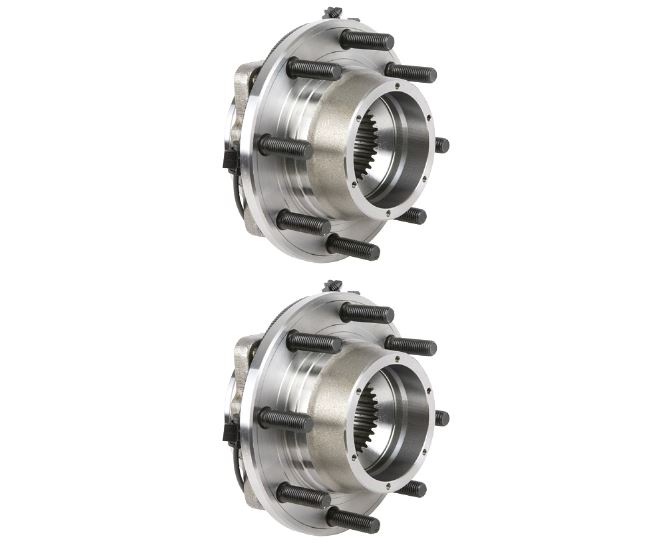 New 2006 Ford F Series Trucks Wheel Hub Assembly Kit - Front Pair Pair of Front Hubs - F250 Superduty 4WD Dual Rear Wheel Models