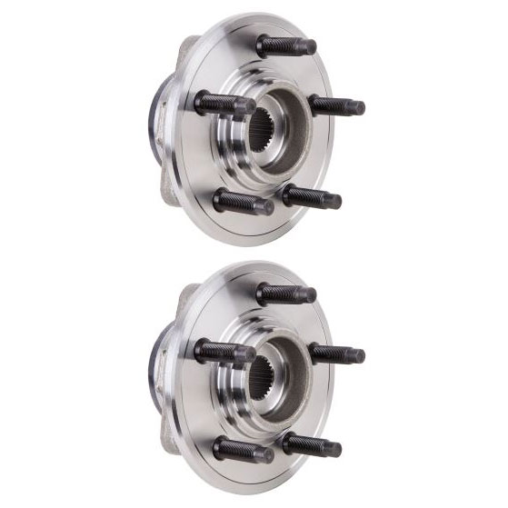 New 2008 Ford Explorer Wheel Hub Assembly Kit - Front Pair Pair of Front Hubs - All Models