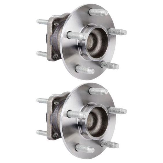 New 2007 Pontiac G6 Wheel Hub Assembly Kit - Rear Pair Pair of Rear Hubs - FWD Models with 4 Wheel ABS