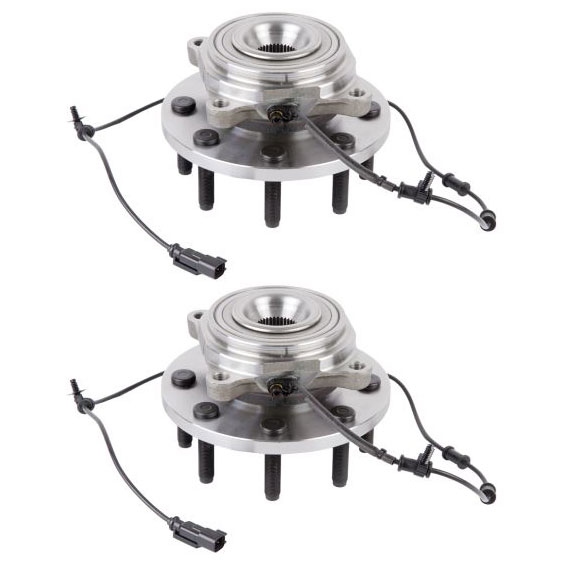 New 2011 Dodge Ram Trucks Wheel Hub Assembly Kit - Front Pair Pair of Front Hubs - 3500 Models - 4WD