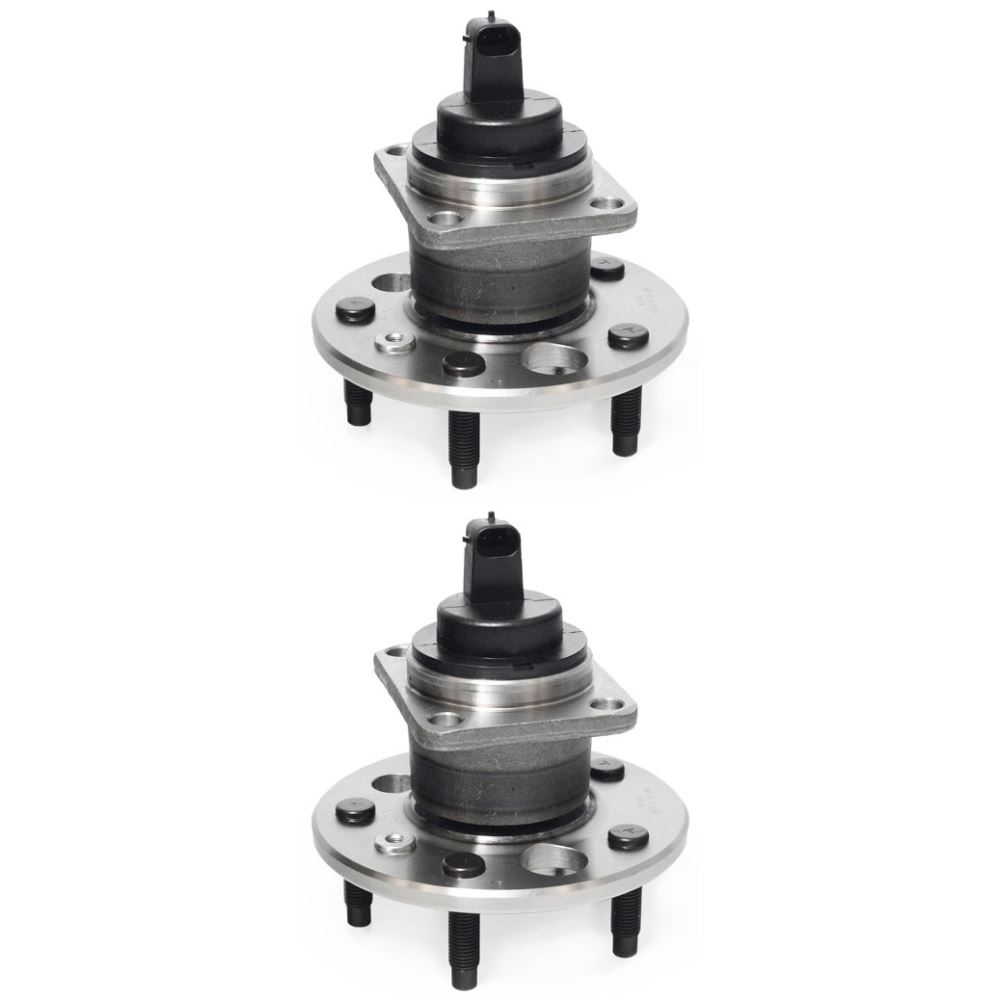 New 1997 Cadillac Deville Wheel Hub Assembly Kit - Rear Pair Pair of Rear Hubs - FWD Models without HD Brakes