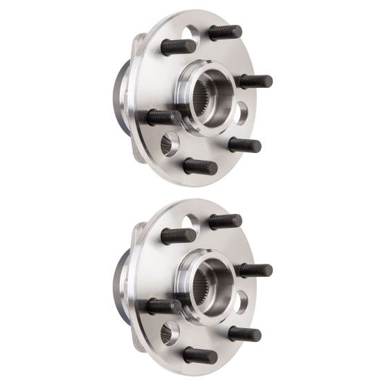 New 1994 GMC Pick-up Truck Wheel Hub Assembly Kit - Front Pair Pair of Front Hubs - K1500 with HD Suspension