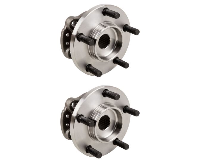 New 1997 Plymouth Grand Voyager Wheel Hub Assembly Kit - Rear Pair Pair of Rear Hubs - AWD Models with 15 - 17 inch wheels