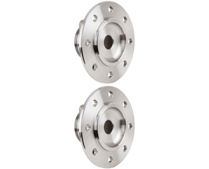 New 1996 Dodge Ram Trucks Wheel Hub Assembly Kit - Front Pair Pair of Front Hubs - 2500 Models - 4WD - with Rear Wheel ABS - with 3 Hole Flange