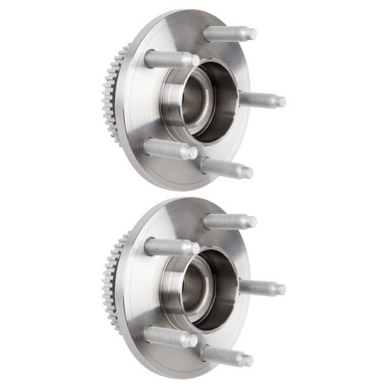New 2007 Ford Mustang Wheel Hub Assembly Kit - Front Pair Pair of Front Hubs - RWD Models with 4 Wheel ABS