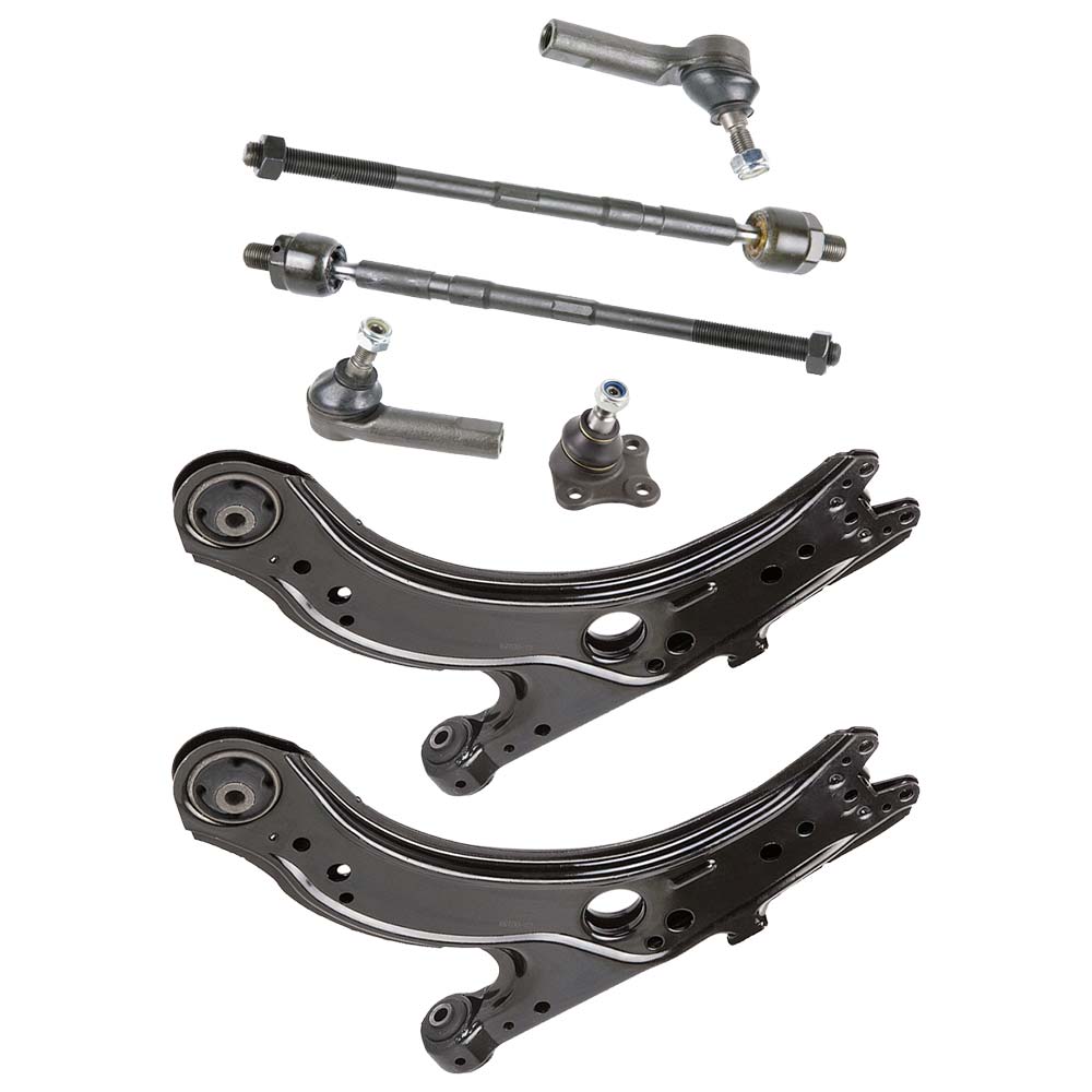 New 2001 Volkswagen Beetle Control Arm Kit Set Control Arm and Tie Rod End Kit - Models without APH Engine ID
