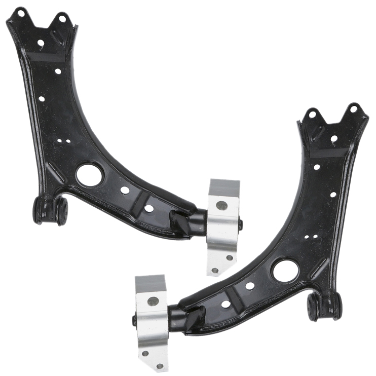 New 2010 Volkswagen Jetta Control Arm Kit - Front Left and Right Lower Pair Front Lower Control Arm Pair - Models without Auto Headlight Range Control