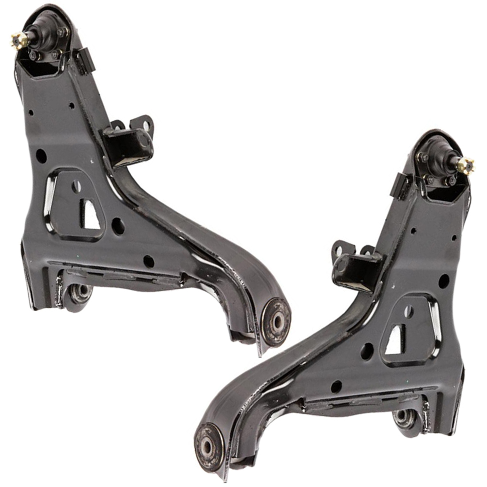 New 2002 Chevrolet Blazer S-10 Control Arm Kit - Front Lower Pair Front Lower Control Arm Pair with bushings and ball joints - 4WD models excluding RP