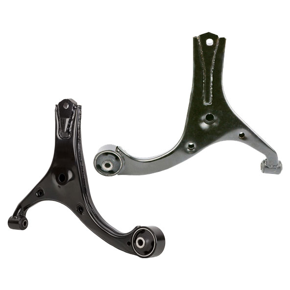 New 2006 Kia Rio Control Arm Kit - Front Left and Right Lower Pair Front Lower Control Arm Pair - Models with Power Steering