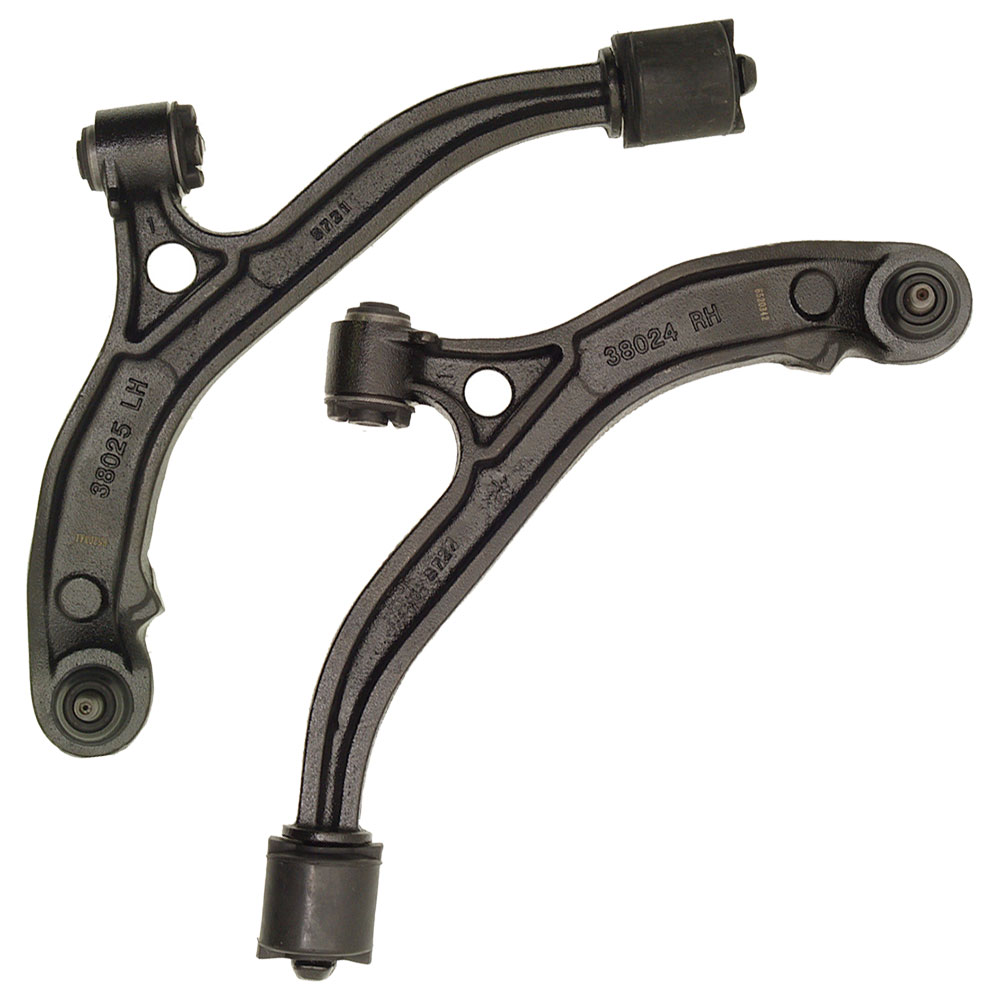 New 2003 Chrysler Town and Country Control Arm Kit - Front Left and Right Lower Pair Front Lower Control Arm Pair - Models with Heavy Duty Suspension