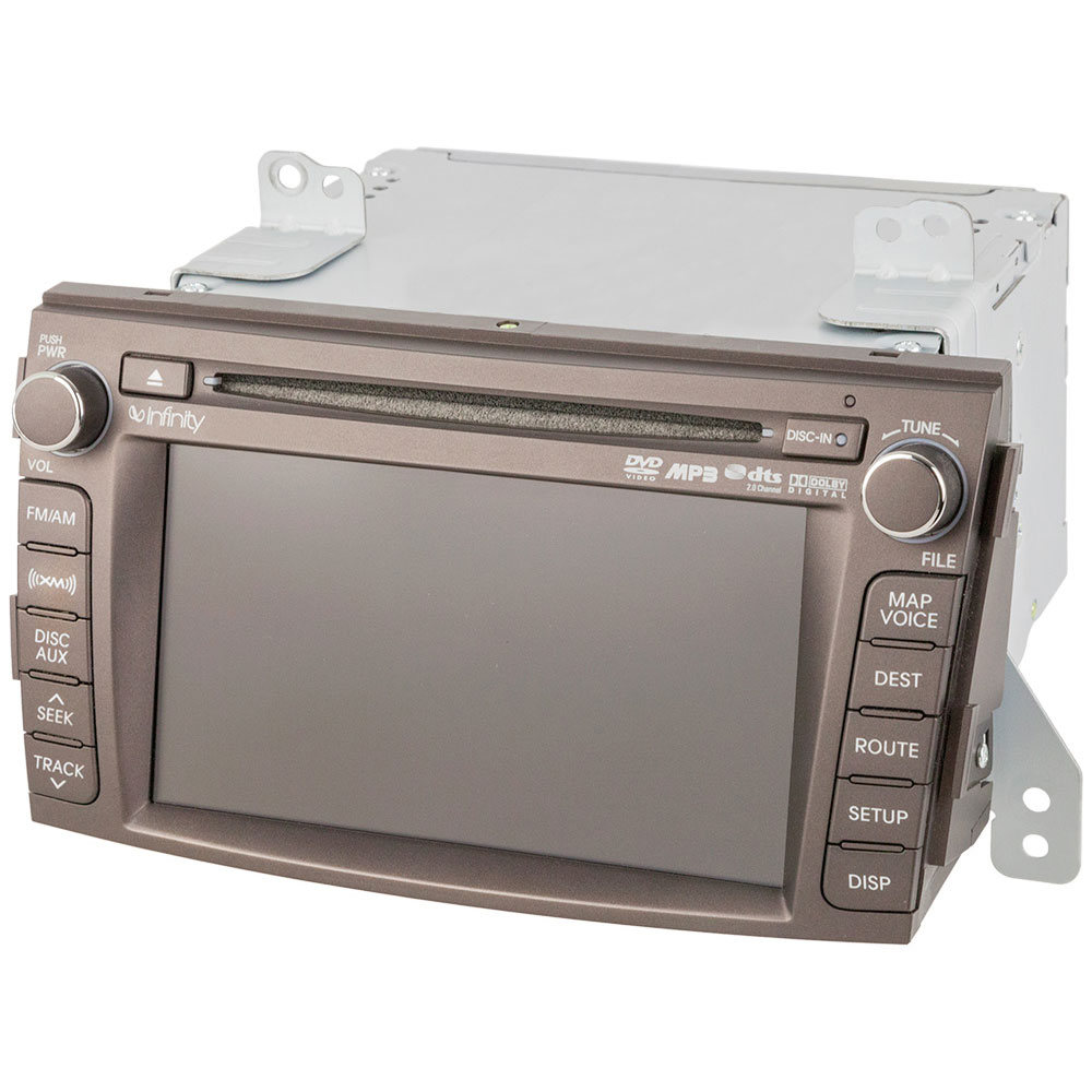 2010 Hyundai Sonata GPS Navigation System In-Dash Navigation Unit with Infinity Sound and XM Radio [OEM 96560-0A600 or 00201F210A]