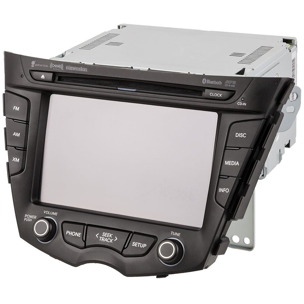 2013 Hyundai Veloster GPS Navigation System In-Dash Navigation Unit with Bluetooth and XM Radio [OEM 96560-2V730]