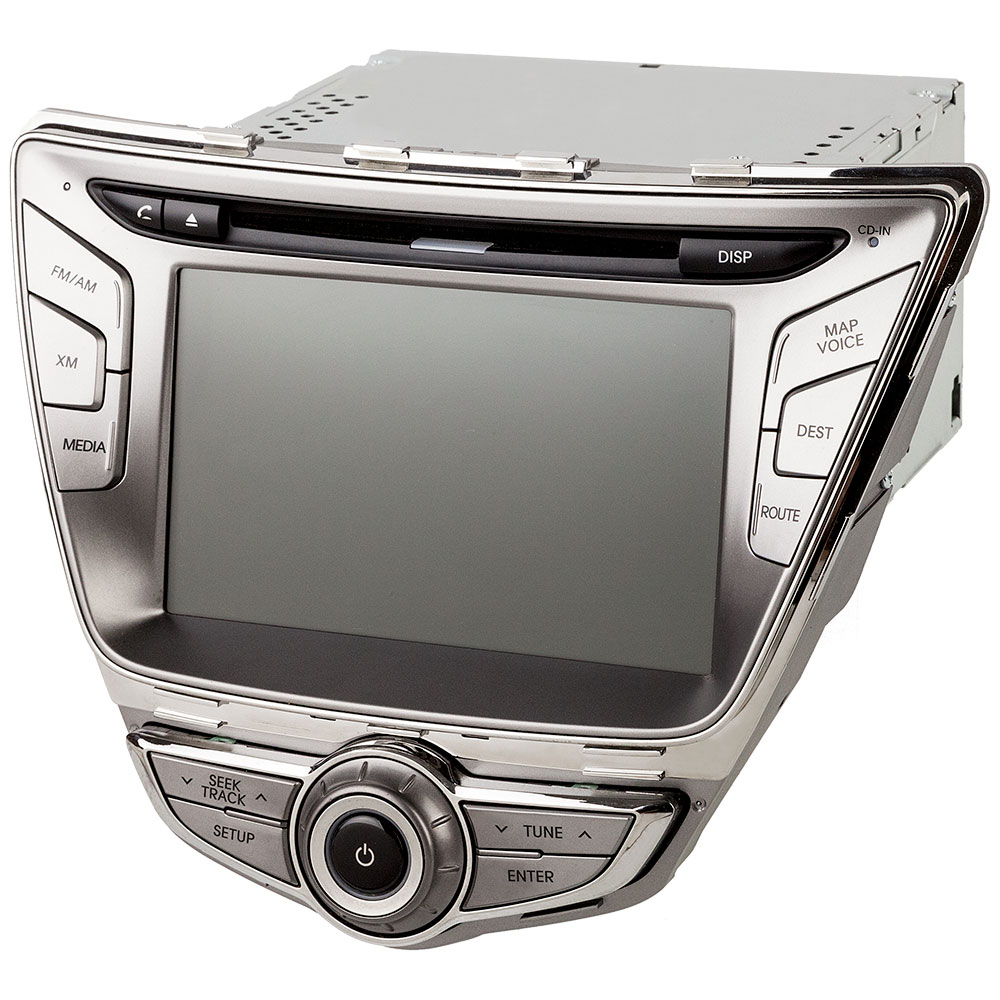 2012 Hyundai Elantra GPS Navigation System In-Dash Navigation Unit with XM Radio and Bluetooth [OEM 96560-3X101RA5]