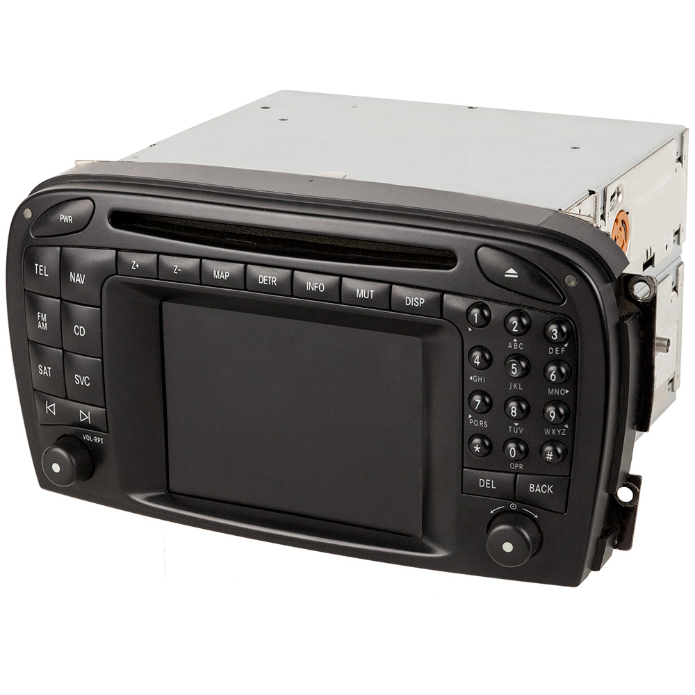 2004 Mercedes Benz SL55 AMG GPS Navigation System In-Dash Navigation Unit With Radio and Keypad [OEM A2308202889 or 2308202889]