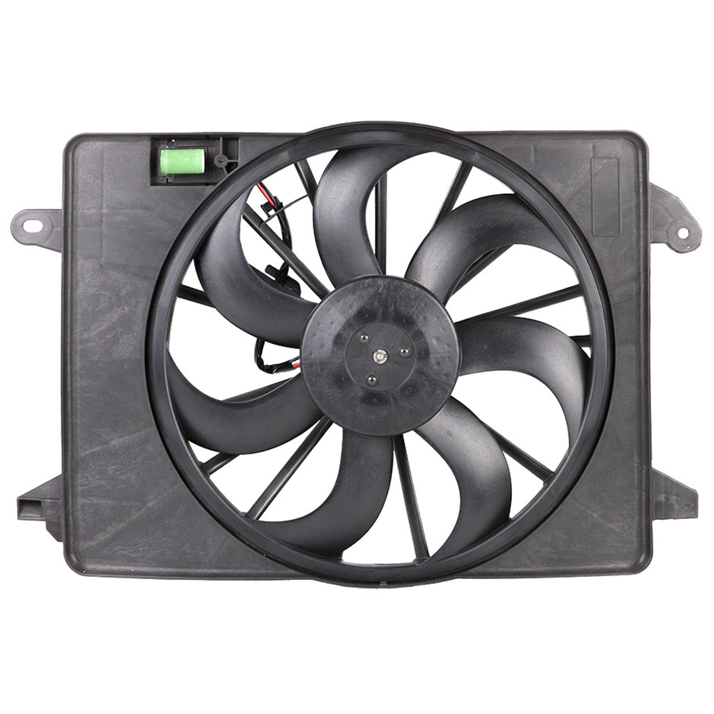 New 2011 Dodge Challenger Car Radiator Fan 5.7L Engine - Radiator Fan Assembly Without Controller