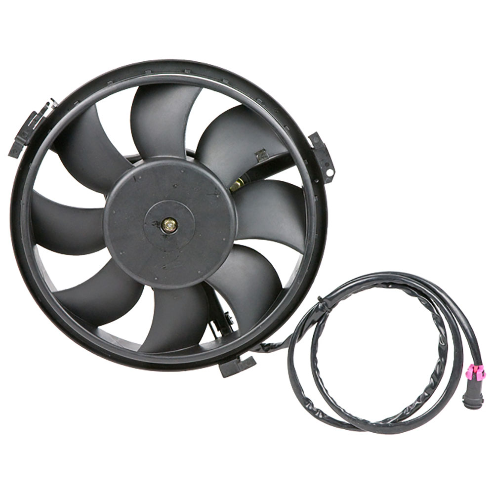 New 2000 Audi A6 Car Radiator Fan V8 Quattro Models with Round Connection and 2 pins