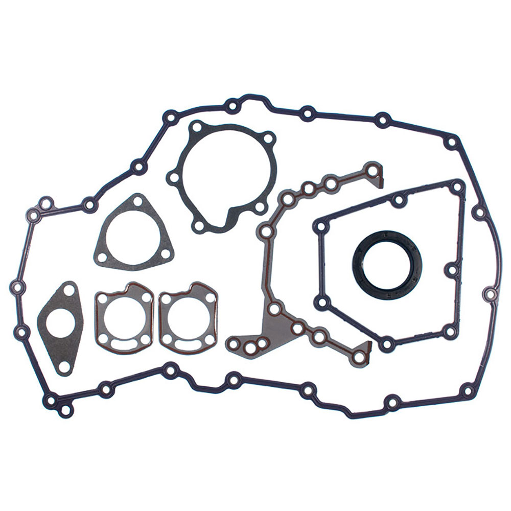 New 1995 Oldsmobile Achieva Engine Gasket Set - Timing Cover 2.3L Engine - MFI - 2nd Design: with 21 Hole Timing Cover Gasket 3.40mm Thick