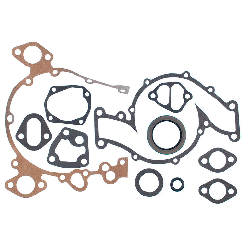 New 1967 Cadillac Commercial Chassis Engine Gasket Set - Timing Cover 7.0L Engine - 4 Barrel Carb.