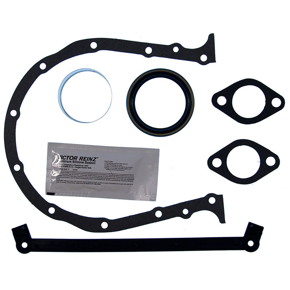 New 1979 Chevrolet Pick-up Truck Engine Gasket Set - Timing Cover Pair 7.4L Engine - Scottsdale - Contains Repair Sleeve