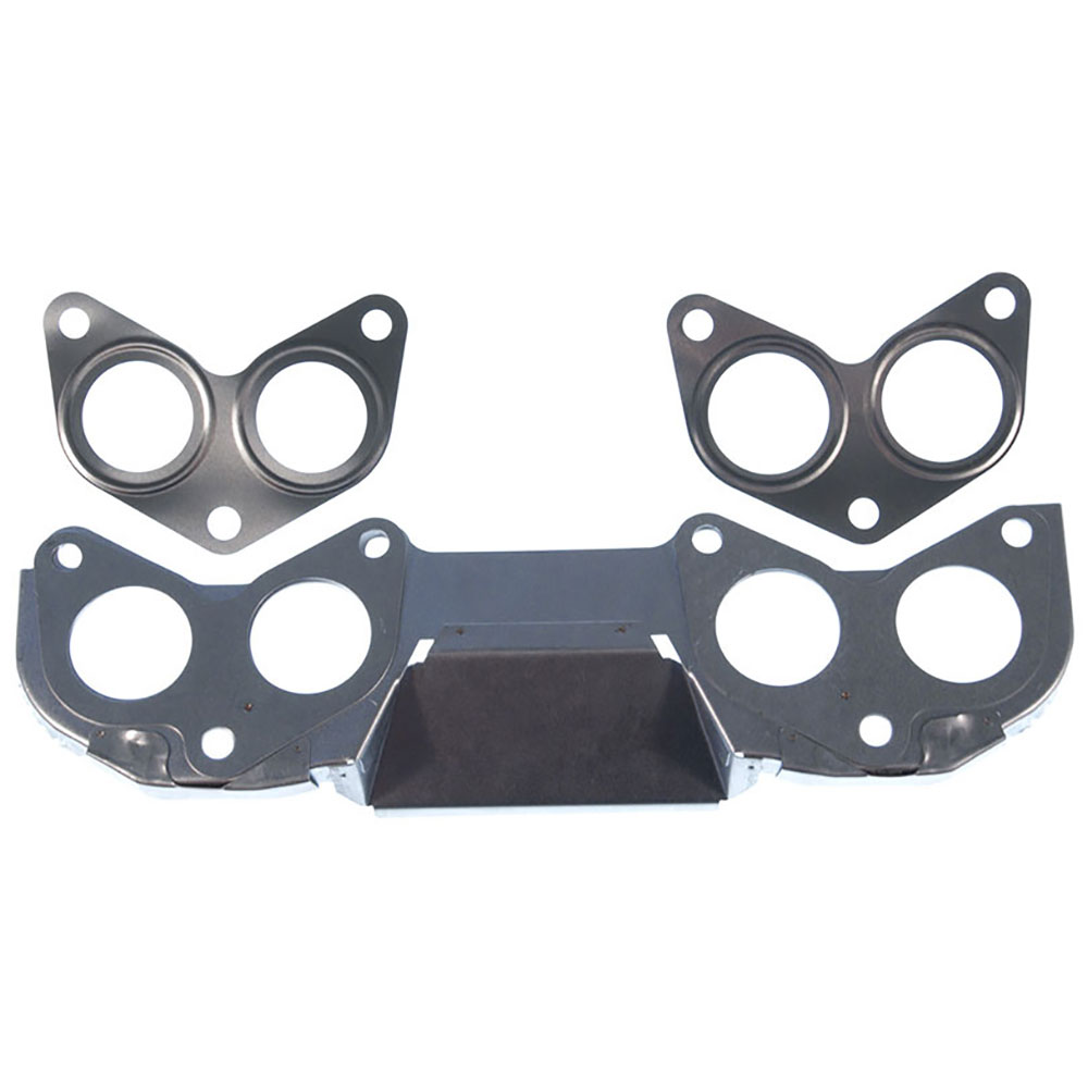 New 1991 Mazda 626 Exhaust Manifold Gasket Set 2.2L Engine - Naturally Aspirated - LE - Contains Exhaust Manifold Heat Shield and Gasket